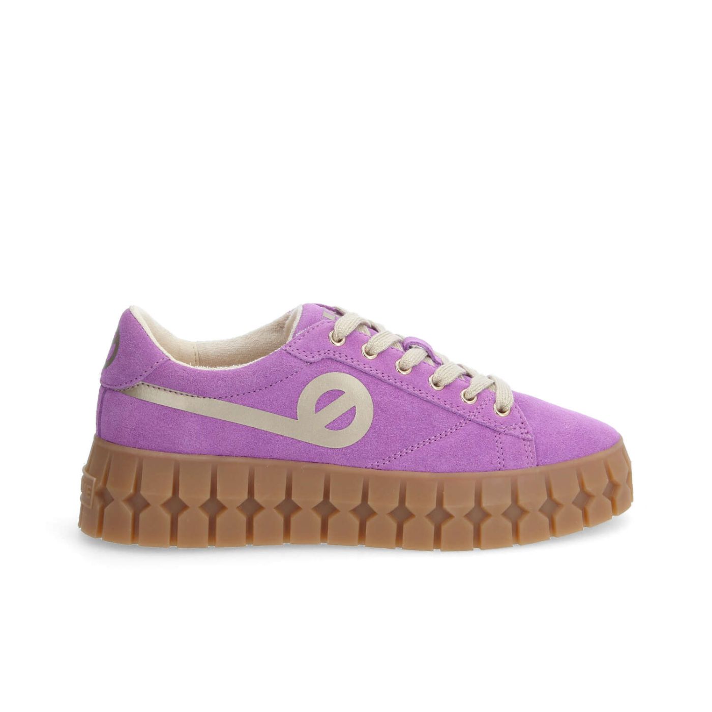 PLAY SNEAKER W - SUEDE/PRINT - VIOLET/GOLD